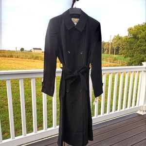 Brand New Talbots Black Midi Coat Size 6P
